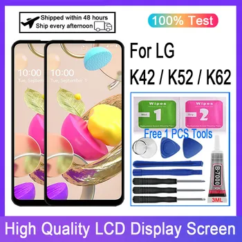 Originalą LG K42 K52 K62 LCD Ekranas Jutiklinis Ekranas skaitmeninis keitiklis Pakeitimo