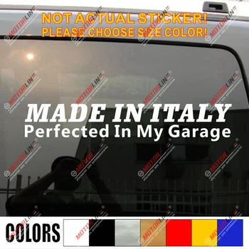 Pagaminta Italijoje Ištobulino mano Garažas Lipdukas Lipdukas Automobilių Vinilo pasirinkti dydį, spalvą, nr. bkgrd