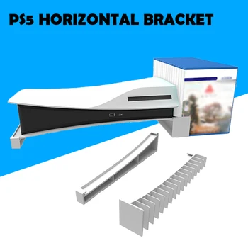 PS5 Saugojimo Bazė Horizontaliai Stovi, Vežančių Žaidimo Priimančiosios Konsolės Ekranas Dock Laikiklis Žaidimo Kortelės Turėtojas Playstation 5 Priedai