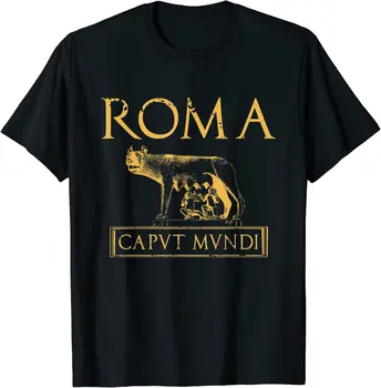 Romų Uodega Mundi Senovės Romoje Romėnų Istorija Vyrų Marškinėliai Trumpomis Rankovėmis Atsitiktinis Medvilnės O-Kaklo Vasaros Marškinėliai