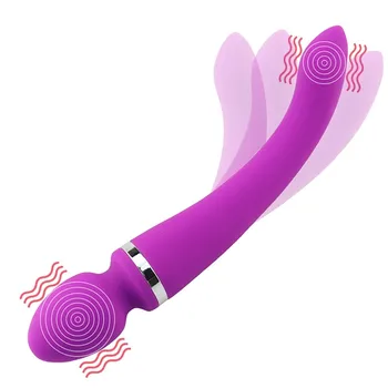 Sekso Žaislai Suaugusiems Dvigubas Vibratorius Massager Dildo Vibratorius atsparus Vandeniui G Spot Klitorio Analinis Stimuliatorius Sekso Žaislai Moteris