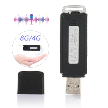 SK-868 USB Diktofonas 4/8 GB Nešiojamasis Garso Skaitmeninis Diktofonas WAV Garso Įrašų Mini diktofoną, bet bodhis nenorėjo