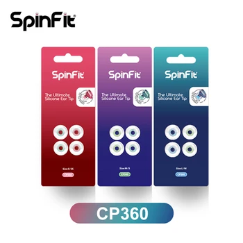 SpinFit CP360 Silikono Eartips Tiesa, Belaidžiu 
