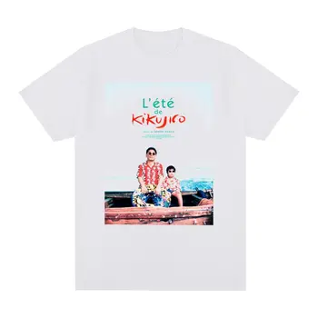 Takeshi Kitano Kikujirﾴ no natsu Vintage marškinėliai Medvilnės Vyrų marškinėliai Naujas Tee Marškinėlius Moterų Topai