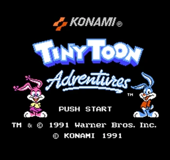 Tiny Toon Adventures Regione Nemokamas. 8 Bitų Žaidimas Kortelės 72 Pin Vaizdo Žaidimų Žaidėjas