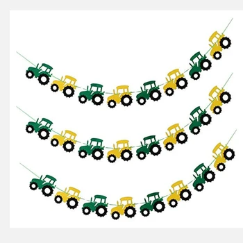 Traktoriaus Girliandą Reklama Ūkio Vaikams Happy Birthday Party Reikmenys, Namų Dekoravimo, Vaikų Kambario Dekoro Jautė, 