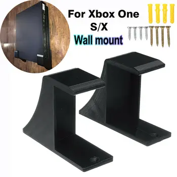 Tvirtinimo prie sienos Stovėti Microsoft Xbox One S X Konsolės Atrama, tvirtinama prie Sienos Laikiklis su Varžtu, xbox serijos x priedai
