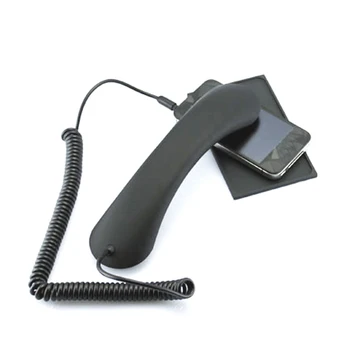 Universal Retro Telefonas Imtuvas Ragelis Išmaniojo telefono Ryšio laisvų Rankų įrangą 3.5 mm Fiksuotojo ryšio Telefono Mikrofonas