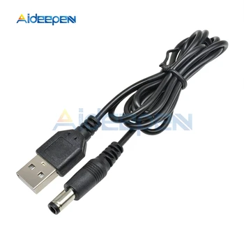USB 2.0 į DC 5.5 mm x 2.1 mm, 5.5X2.1 80CM USB Maitinimo Jungties Adapterio Kabelį Skaičiuoklė
