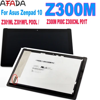 Už Asus ZenPad 10 Z300M P00C Z300CNL P01T Z301ML Z301MFL P00L LCD Ekranas Jutiklinis Ekranas Asamblėjos 10.1