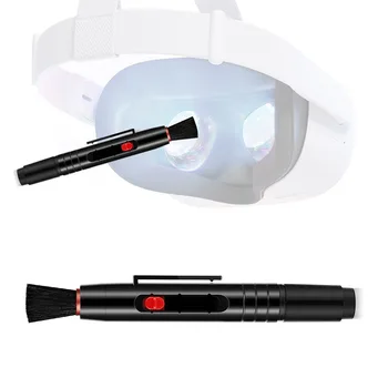 Už Oculus Quest 2 VR Objektyvo Valymo Pen Fotoaparato Valymo Pieštuko Šepetėliu Daugkartinio naudojimo Nešiojamieji Dulkių Brush Cleaner Kit VR Priedai
