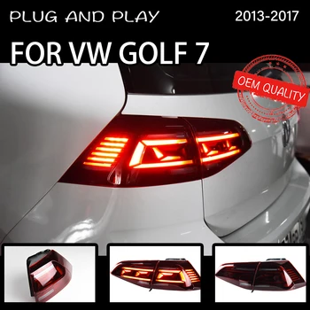 Užpakalinis Žibintas VW Golf 7 2013-2020 m. MK7 автомобильные товары Žibintas Galinis LED Žibintai, Automobilių Reikmenys Golfo 7.5 Žibintai