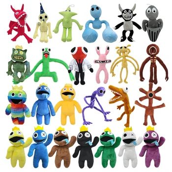 Vaivorykštė Draugais Pliušinis Žaislas Durų Skaičius Animacinių Filmų Lėlės Kawaii Blue Monster Minkštas Iškamša Žaislai Vaikams Kalėdų Dovanos