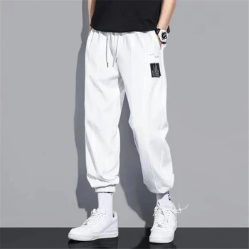 Vasaros Haremo Kelnės Vyrams Hip-Hop Streetwear Vientisos Spalvos Prarasti Bėgimo Kelnes Sporto Kelnės Komfortą Sweatpants Pantalons