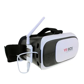 Virtualios Realybės Akiniai Kartono laisvų rankų įranga 3D Stiklo VR lauke+ Mini 5.8 G FPV Imtuvas uv-C Vaizdo Transliacijos OTG VR 