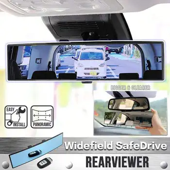 Widefield SafeDrive Galinio Vaizdo Veidrodėliai Galinio Vaizdo-Veidrodis Interjero Auto-Priedai Išplėsti Matymo Kreivų Paviršių Anti-Glare Mėlyna