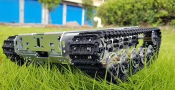 WiFi RC Bakas, Važiuoklė Robotas Tank Sunkvežimis Protingas Robotas Važiuoklės Metalo Vikšriniai su amortizatorius Modelis Žaislas