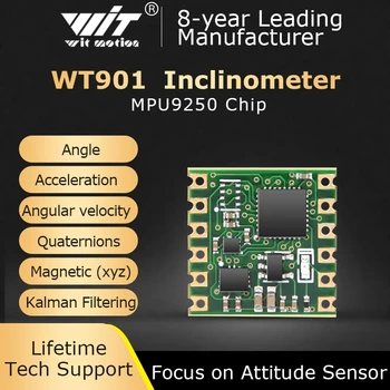 WitMotion WT901 AHRS MPU9250 9 ašis Pagreičio, 3-ašis Eletronic Giroskopas+Pagreitis+Kampas+Magnetometrai, TTL Duomenų Outout