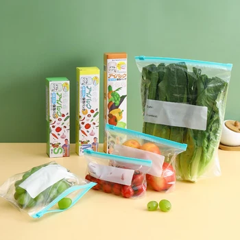 Wrap Plastikiniai Pakavimo Maišeliai Maisto Saugojimo Krepšys Daugkartinio Naudojimo Šaldymo Sandwich Sandarinimo Maišelį Virtuvės Šaldytuvas Maisto Išsaugojimo