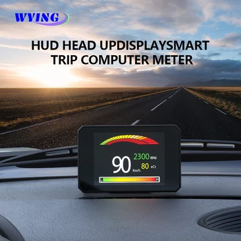 WYING P16 OBD2 Automobilio borto Kompiuteris OBD GPS Skaitmeninis Greitis APS / min Matuoklis Daviklis Auto Diagnostikos Įrankis Vandens Temperatūra Įtampos Signalas