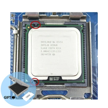 Xeon X5450 Procesorius 3.0 GHz 12 MB 1333MHz SLBBE SLASB Arti Core 2 Quad q9650 veikia LGA775 pagrindinė plokštė