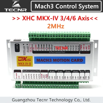 XHC MKX-IV Mach3 Breakout Valdybos 3 4 ašies USB Judesio Kontrolės Kortelės 2MHz palaiko Windows 7,10