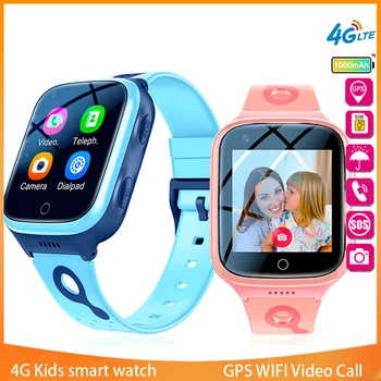 Xiaomi Mijia 4G Vaikai Smart Žiūrėti vaizdo Kamera SOS GPS WIFI Vaizdo Skambučių Vandeniui Stebėti Tracker Vietą LBS Vaikų Smartwatch Karšto