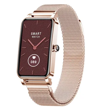 ZX19 Smart Watch Moterų Mergina Mados Smartwatch Širdies ritmo Bood Slėgio Sporto Treniruoklių Apyrankė Pritaikoma ryšys Apyrankės