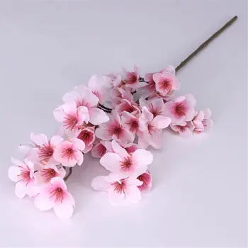 Šilko Cherry Blossom Modeliavimas Filialas, Dirbtinės Gėlės Sakura Netikrą Gėlių, Vestuvių Dekoras 