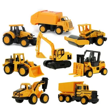 Žaislas Automobilis 1:64 Mini Lydinio Inžinerijos, Automobilių, Traktoriaus Žaislas Savivartis Automobilio Modelį Klasikinis Vaikams, Žaislai