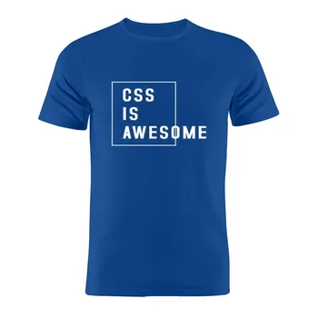 100% Medvilnės Unisex Marškinėliai Css Yra Nuostabus Kūrėjas, Programuotojas Programuotojas TAI Juokingas Pokštas Dovana Tee Nuotrauka 2