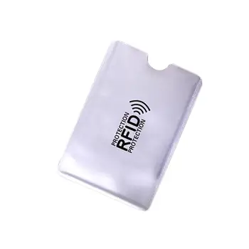 10vnt ID Kortelės Laikiklis Stabdžių-Scan Kredito RFID Kortelės Apsaugos Anti-Magnetinis Laikiklis Krepšys, Piniginė Nuotrauka 2