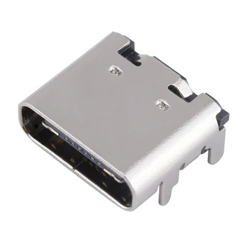 10VNT Micro USB-3.1 Tipas-C 16PIN SMD Female Jungtis Socket DIP 4 Sąsajos Jungtis Nuotrauka 2