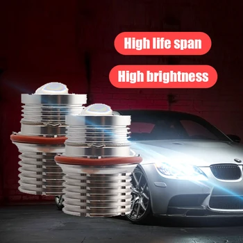 120W 2000-2006, BMW E53 X5 LED Angel Eyes Žiedas Marker Lemputės Balta 6000K Automobilių Reikmenys Nuotrauka 2