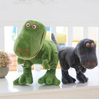 1pc 40-100cm Naujas Dinozauras, Pliušiniai Žaislai Animacinių filmų Tyrannosaurus Mielas Įdaryti Žaislas Lėlės Vaikams, Vaikų Berniukų Gimtadienio Dovana Nuotrauka 2