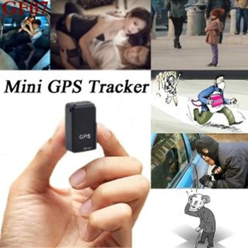 1PCS GF07 Mini GPS Locat Tracker Magnetinio SIM Kortelės Sekimo Prietaisas, Automobilių Pet Realiu Laiku Anti-Lost Įrašymo Finder GSM GPRS LBS Nuotrauka 2