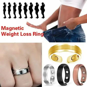 2021 Naujas Resizeable Magnetinis Žiedas Vyrams, Moterims, Dovana Anti-Knarkimas Žiedų Galia Terapijos Magnetais, Svoris Prarasti Sveikatos Priežiūros Papuošalai Nuotrauka 2