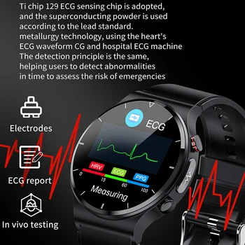 2022 Naujas EKG+PPG Smart Watch Vyrų Širdies ritmas, Kraujo Spaudimas Laikrodžiai Vandeniui Sport Fitness Tracker Smartwatch Už 