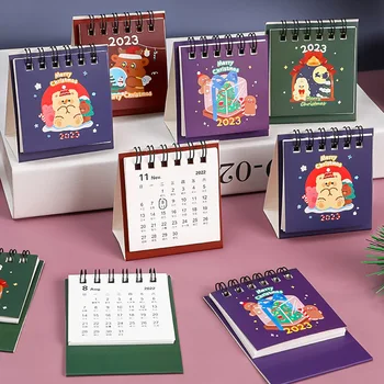 2023 Animacinių Filmų Kalėdų Serijos Mini Stalo Kalendoriaus Kūrybos Darbastalio Apdaila Planą Studentas Kalėdų Dovana Staliukas Kalendorius Nuotrauka 2