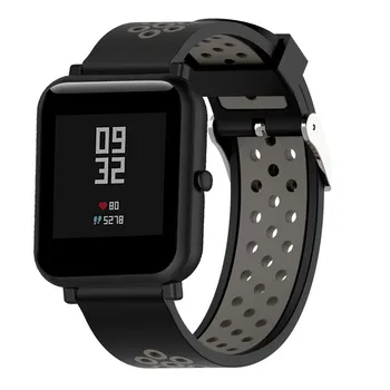 20mm Silikono dirželis Huami Xiaomi amazfit pvp jaunimo smart watch band Dirželis spalvinga Sporto Apyrankės 22mm Už 