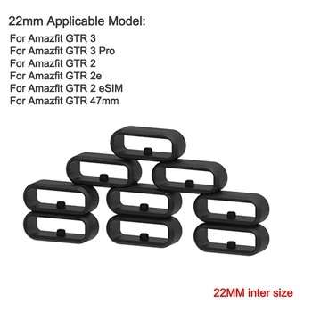 22MM dirželis juosta valdytojas už Amazfit GTS 4 3/2/2e/GTS2 Mini silikono guma kilpą VTR 4/3/3 Pro/2e pakeitimo Apyrankę sagtis Nuotrauka 2