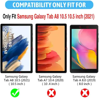 2vnt Tablet Grūdintas Stiklas, skirtas Samsung Galaxy Tab A8 10.5 Colio 2021 9H Screen Protector Apsauginė Plėvelė Tab A8 SM-X200 X205 Nuotrauka 2