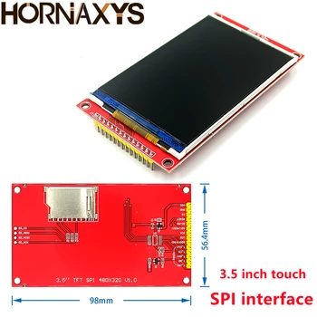3.5 colių TFT LCD Modulis su lietimui ILI9488 Vairuotojo 320x480 SPI port serial interface (9 IO) ic Touch XPT2046 ard stm32 Nuotrauka 2