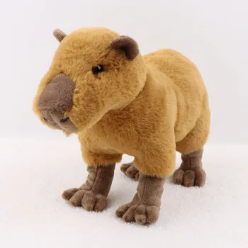 33cm Modeliavimas Capybara Pliušinis Žaislas Kawaii Capybara Įdaryti Lėlė, Minkšta Capybara Pliušinis Gyvūnų Lėlės Vaikams Mergaitės Dovana, Žaislai Nuotrauka 2