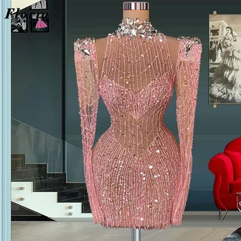 4 Dizaino Prabangūs Duobute Kristalai Homecoming Suknelės Pagal Užsakymą Pagaminti Merginos Vakarinę Suknelę Šalies Klubų Chalatai 2022 Vestidos De Mujer Nuotrauka 2