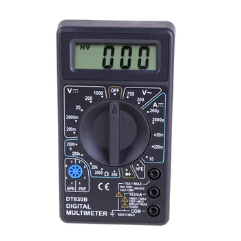 750/1000V Voltmeter Ammeter Ohm Testeris, Aukšto Saugos Nešiojamą Matuoklis Skaitmeninis Multimetras DT830B AC/DC LCD Skaitmeninis Multimetras Nuotrauka 2