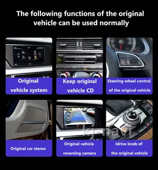 8.8 Colių Android 12 Touch Screen Automobilių Reikmenys Carplay Monitoriai Multimedijos Garso Radijo Grotuvas Už Audi A4, A4L, B8 2013-2016 m. Nuotrauka 2