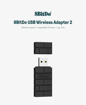 8Bitdo Belaidžio ryšio USB Adapteris, 2 tinka Įjungti/Perjungti OLED, 