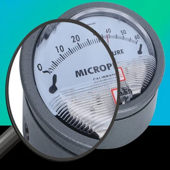 Aukšto Tikslumo Micro Diferencinio Slėgio Indikatorius Vertikalus Tipo Oro Blokatorius dulkių Manometro Matavimo Micro Nuotrauka 2