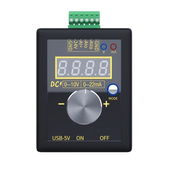 Aukšto tikslumo nešiojamą 0-10V / 0-4-20 ma analoginis įtampos ir srovės signalo generatoriaus derinimo šaltinis kalibratorius Nuotrauka 2